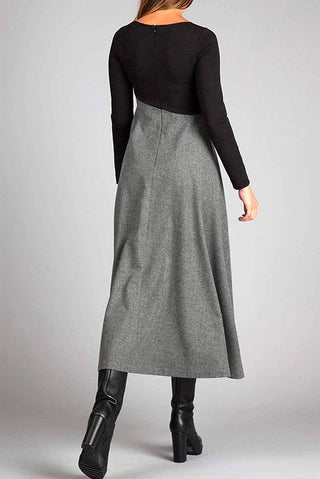 Samantha - Two-Tone Maxi Dress