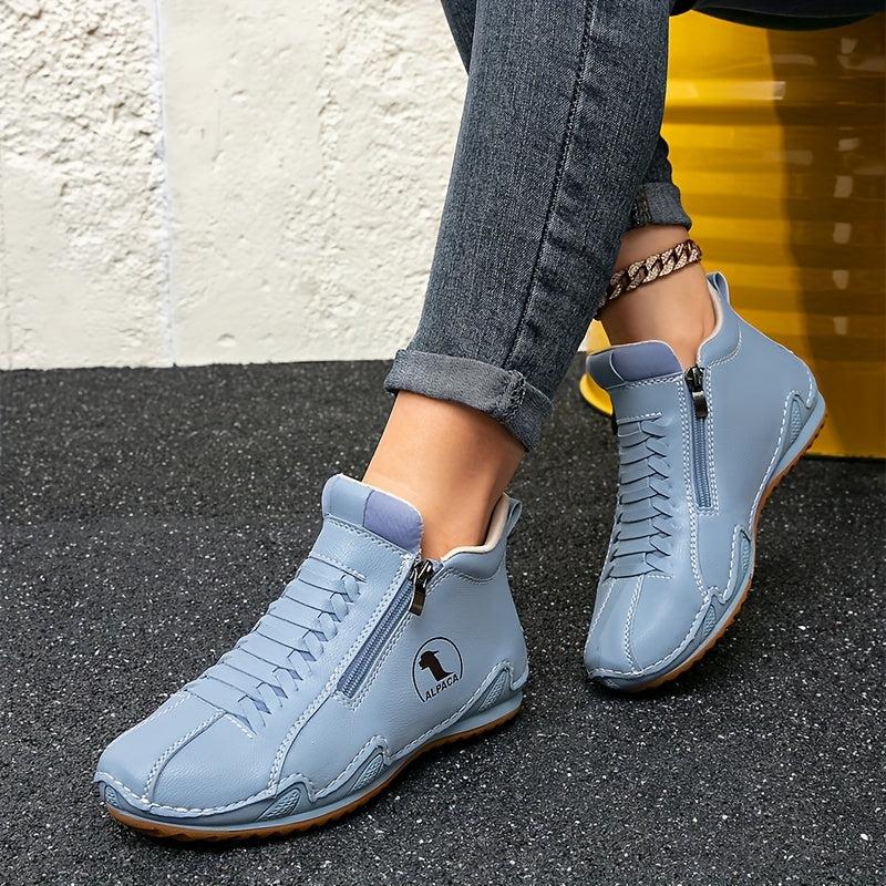 Juniper – Versatile All-Weather Comfort Shoes with Zipper Closure