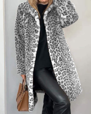 Chantelle - Sophisticated Leopard Print Coat