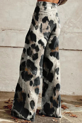 Clover – Retro Wide-Leg Bohemian Pants
