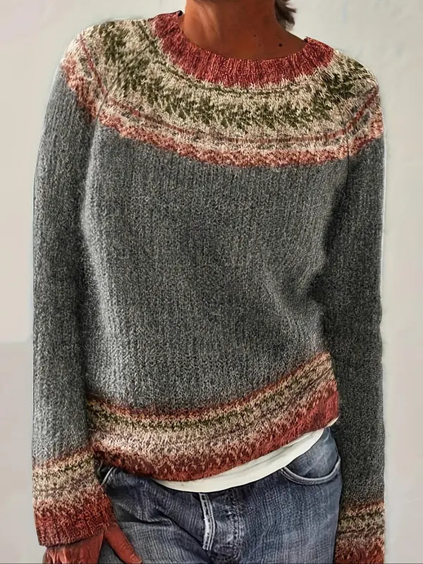 Lacey – Stylish Ethnic Knit Sweater
