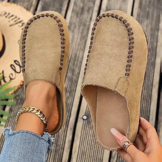 Darcie – Classic Leather Orthopaedic Mules