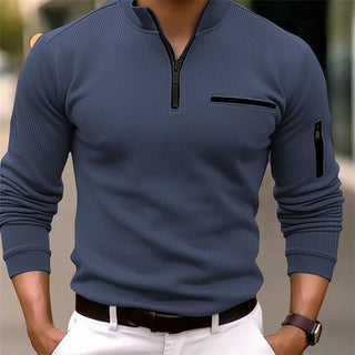 Jordan – Effortlessly Stylish Long Sleeve Zip Shirt