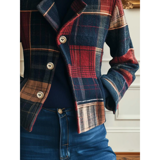 Jane – Timeless Plaid Women's Jacket