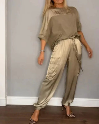 Margaret - Luxurious Satin Ensemble