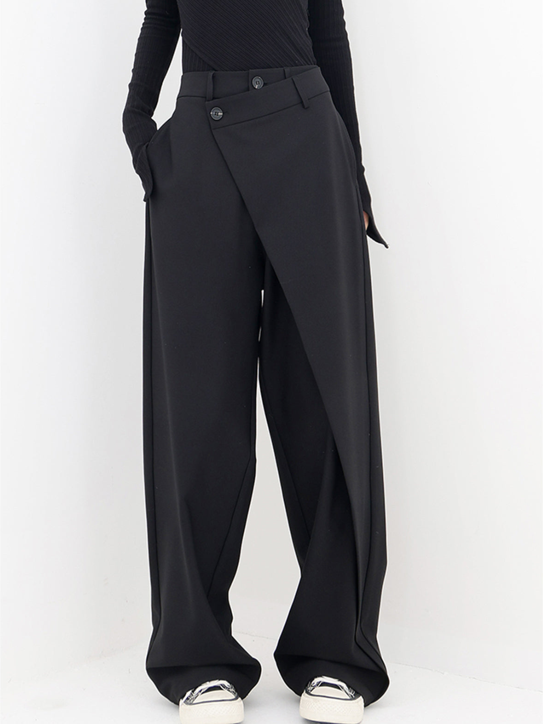 Avery - Wide Leg Asymmetric Trousers