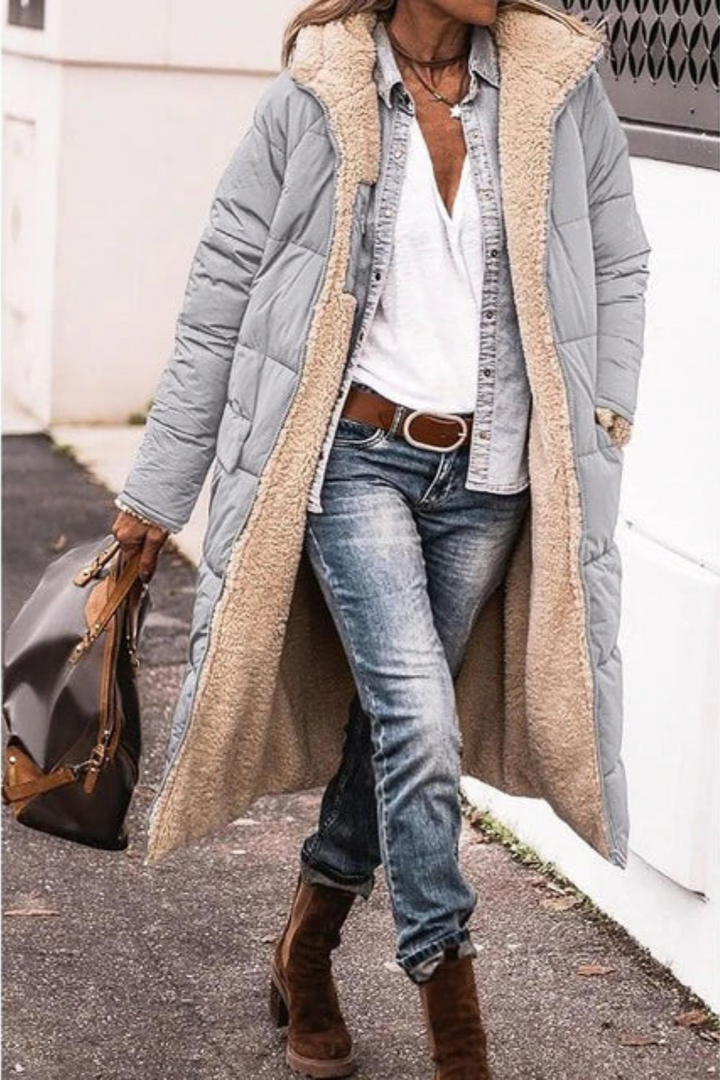 Amelia | Elegant Reversible Coat