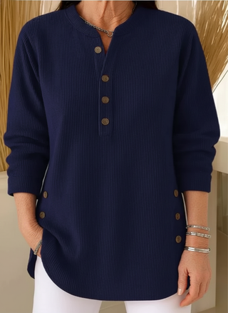Evadne – Classic Long-Sleeve Knit Sweater