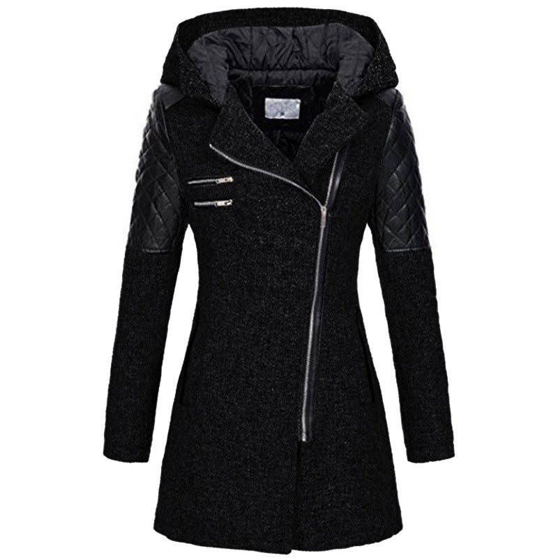 Zoë™ - Trendy Asymmetrical Zipper Winter Coat