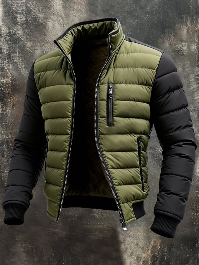Noah - Zip-Up Padded Jacket for Men