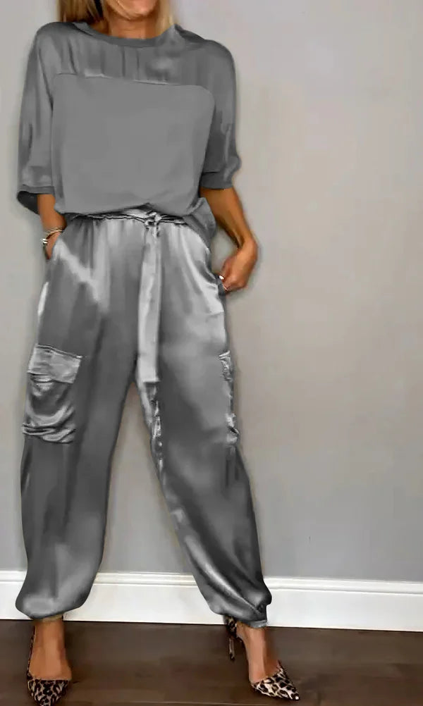 Margaret - Luxurious Satin Ensemble