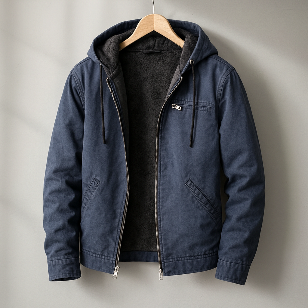 Percy – Sherpa-Lined Canvas Jacket