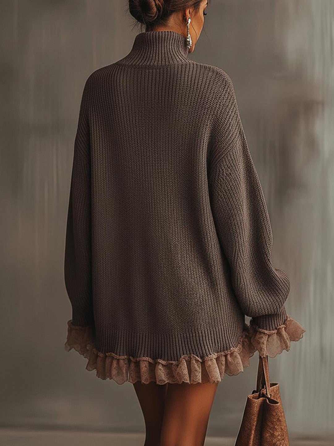 Ruffled Knit Dress by Hester