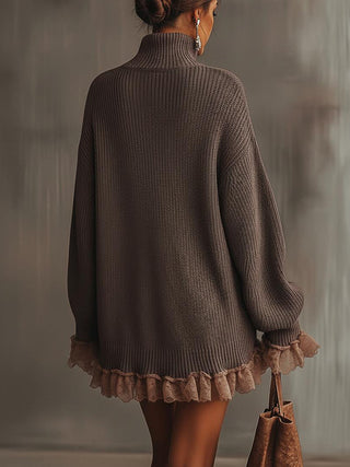Ruffled Knit Dress by Hester