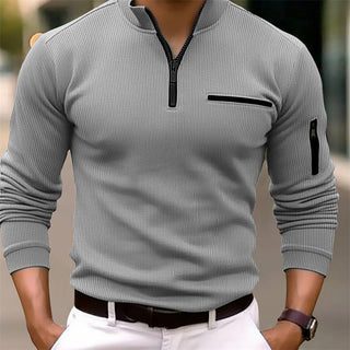 Jordan – Effortlessly Stylish Long Sleeve Zip Shirt