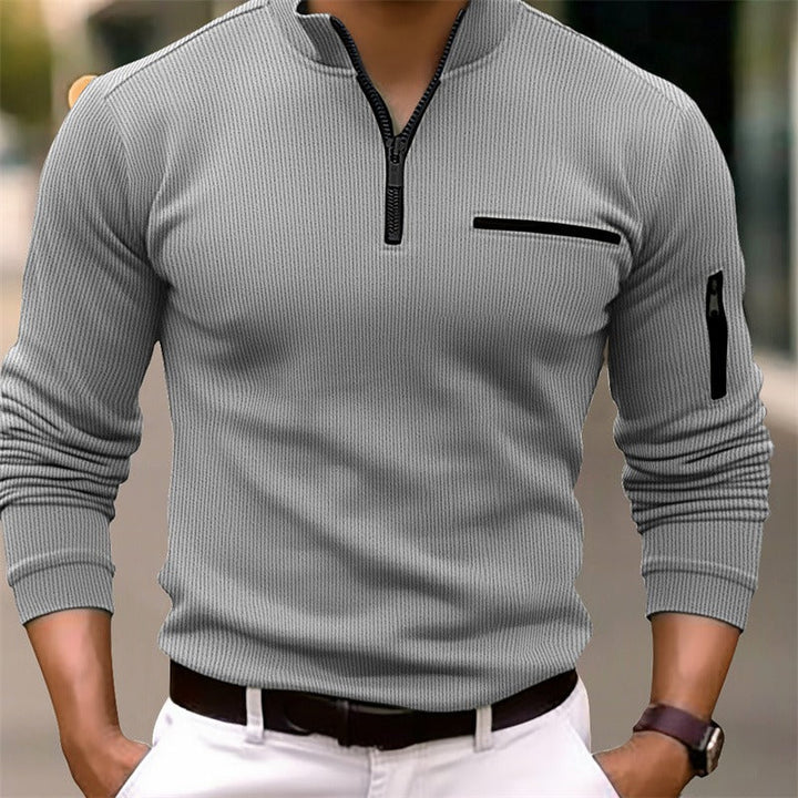 Jordan – Effortlessly Stylish Long Sleeve Zip Shirt