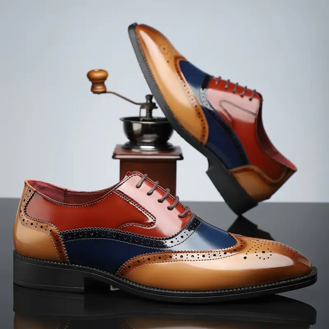 Classic Wingtip Brogue Shoes