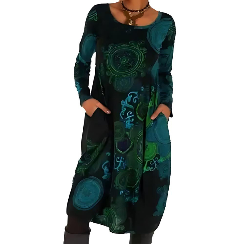 Clarissa - Boho Chic Midi Dress