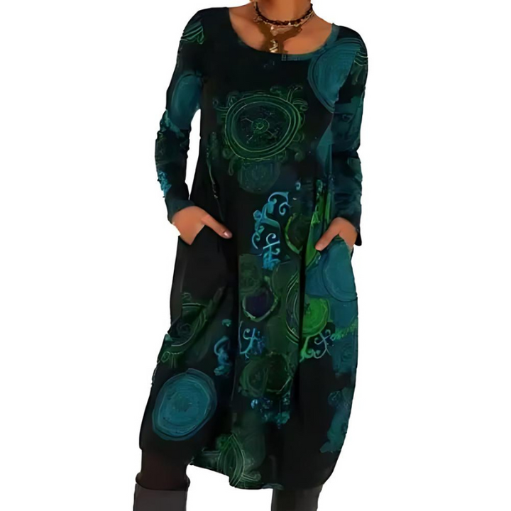 Clarissa - Boho Chic Midi Dress
