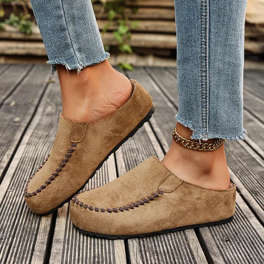 Darcie – Classic Leather Orthopaedic Mules