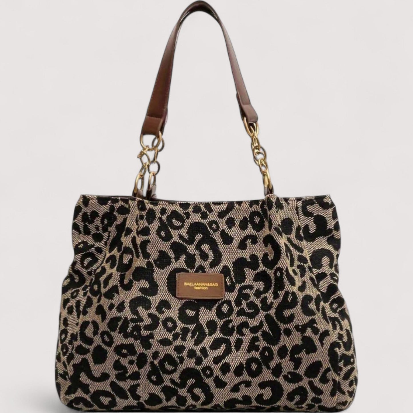 Leopard Canvas Shopping Bag