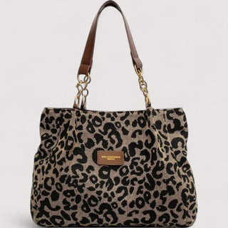 Leopard Canvas Shopping Bag