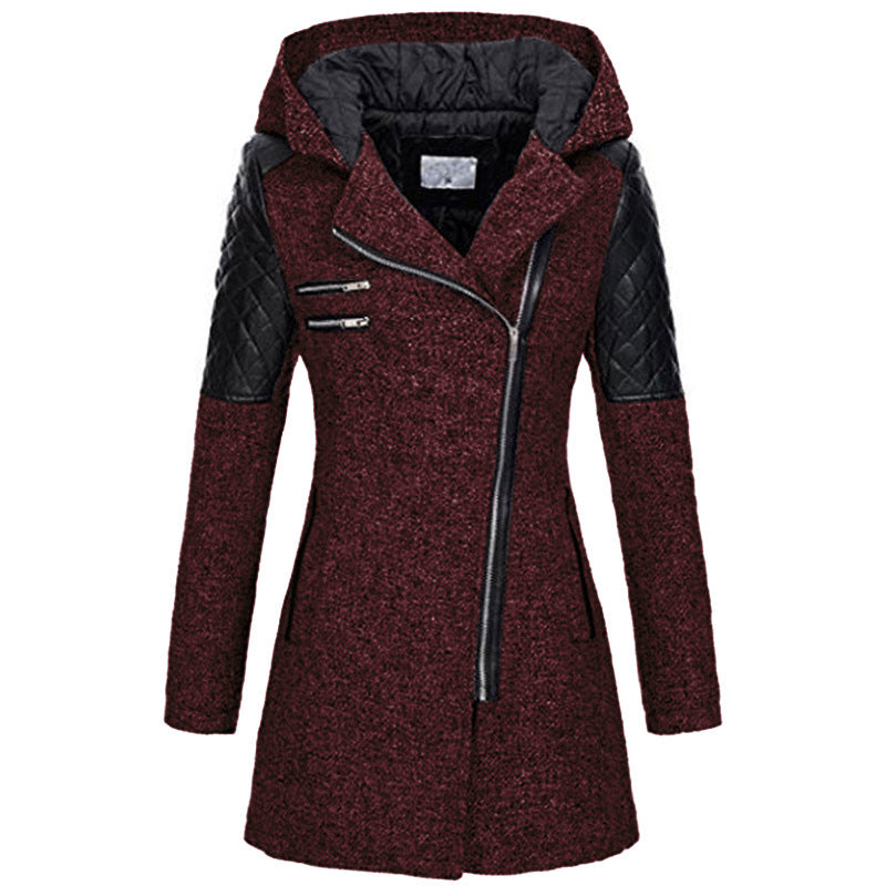 Zoë™ - Trendy Asymmetrical Zipper Winter Coat