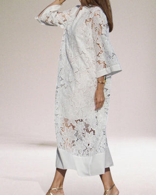 Silvina™ | Elegant Lace Maxi Gown