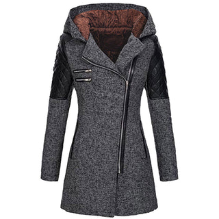 Zoë™ - Trendy Asymmetrical Zipper Winter Coat