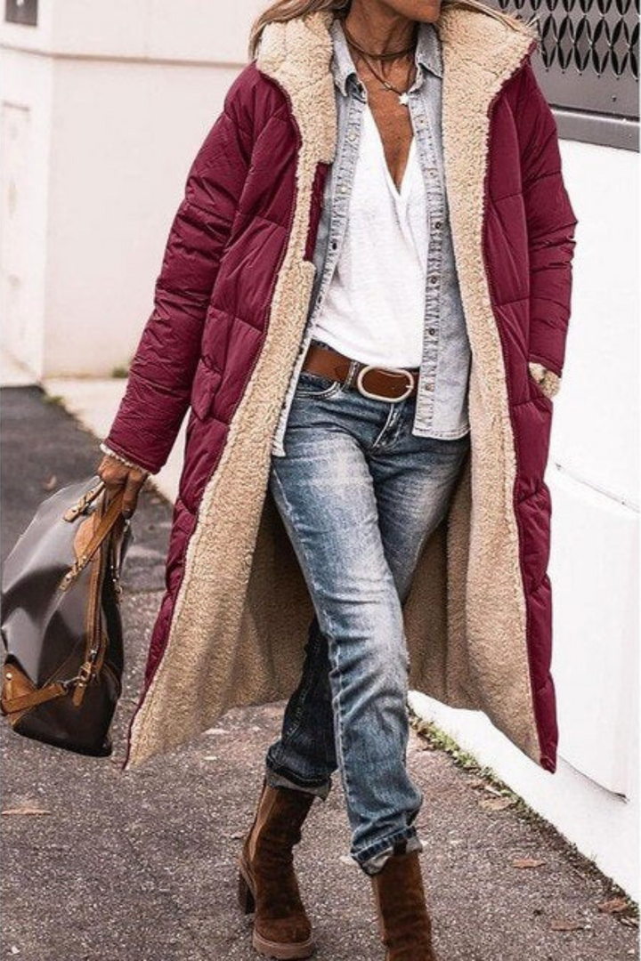 Amelia | Elegant Reversible Coat
