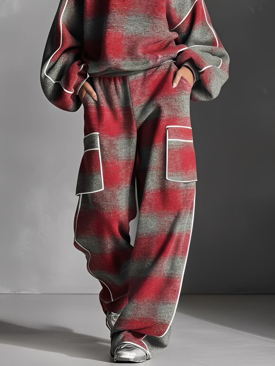 Elena - Stylish Graphic Two-Piece Ensemble