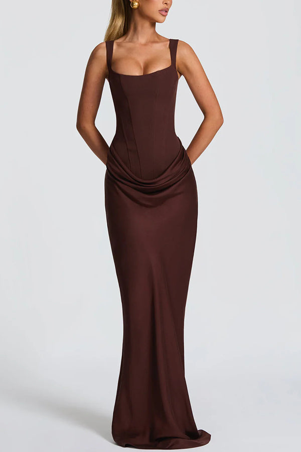 Caitlin - Square Neck Maxi Dress