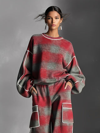 Elena - Stylish Graphic Two-Piece Ensemble