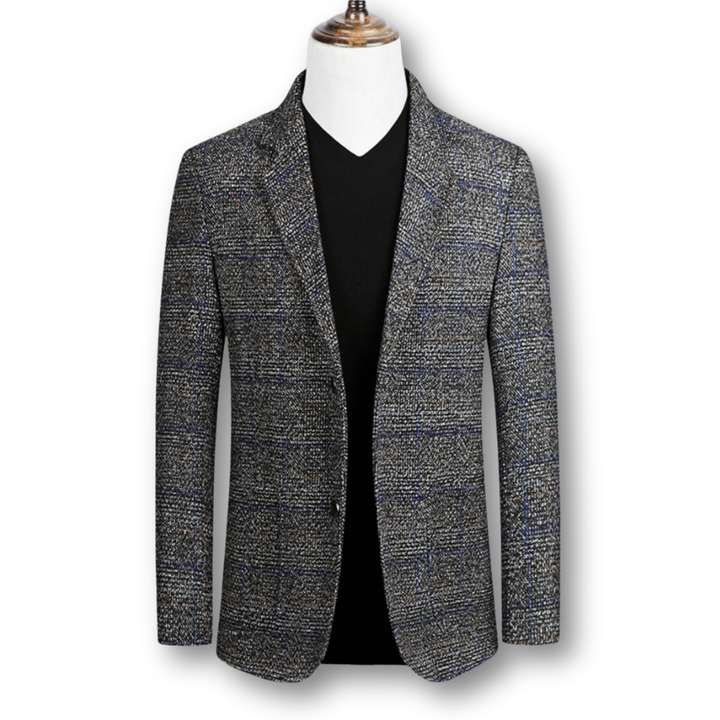 Bradley – Sophisticated Checkered Blazer