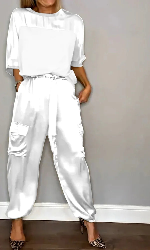 Margaret - Luxurious Satin Ensemble