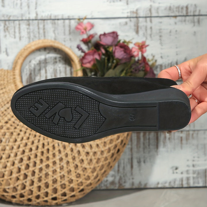 Imelda – Cozy Wedge-Heel Ballet Flats