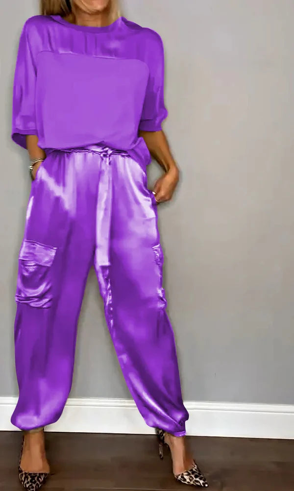 Margaret - Luxurious Satin Ensemble