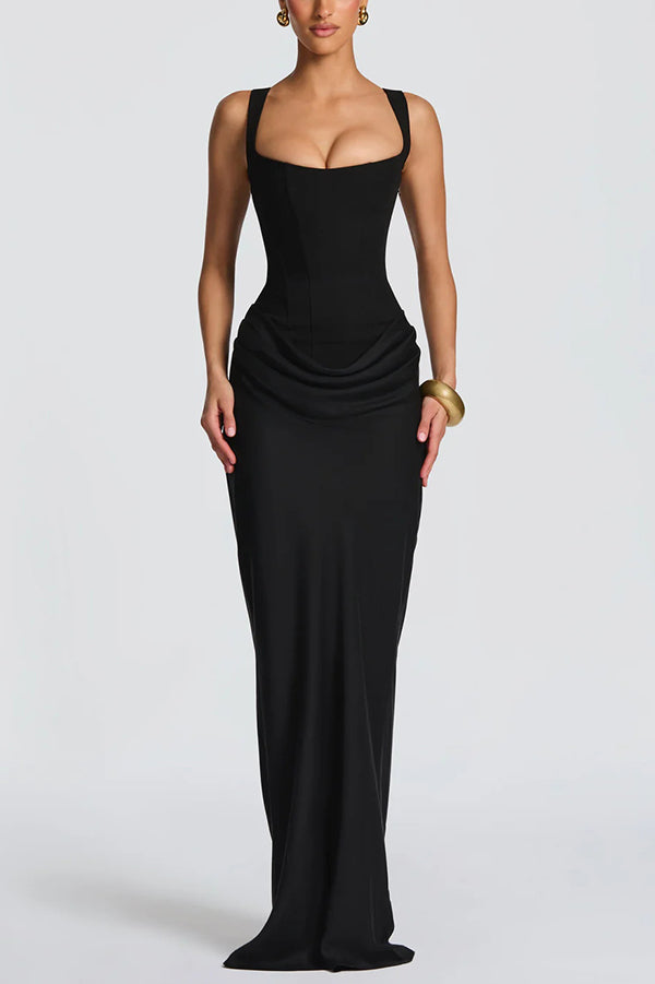 Caitlin - Square Neck Maxi Dress