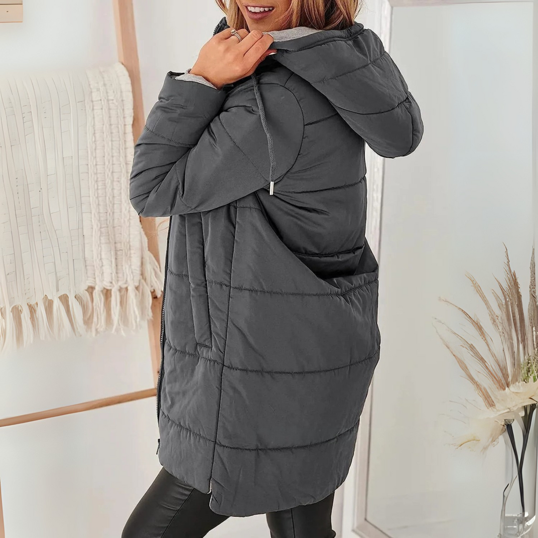 Lavinia – Relaxed Fit Hooded Down Puffer Jacket