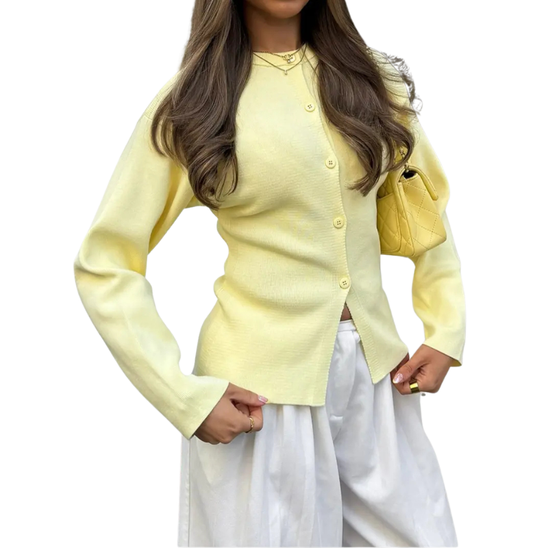 Contemporary Long Sleeve Cardigan