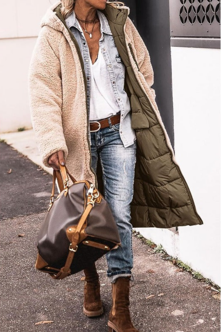 Amelia | Elegant Reversible Coat