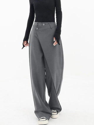Avery - Wide Leg Asymmetric Trousers