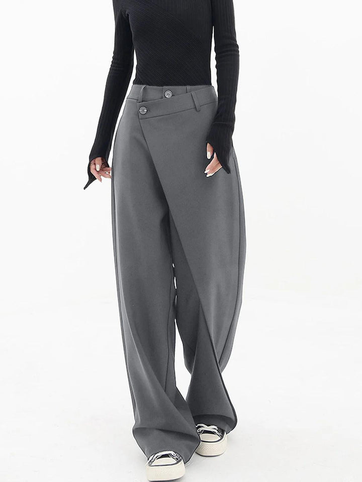 Avery - Wide Leg Asymmetric Trousers