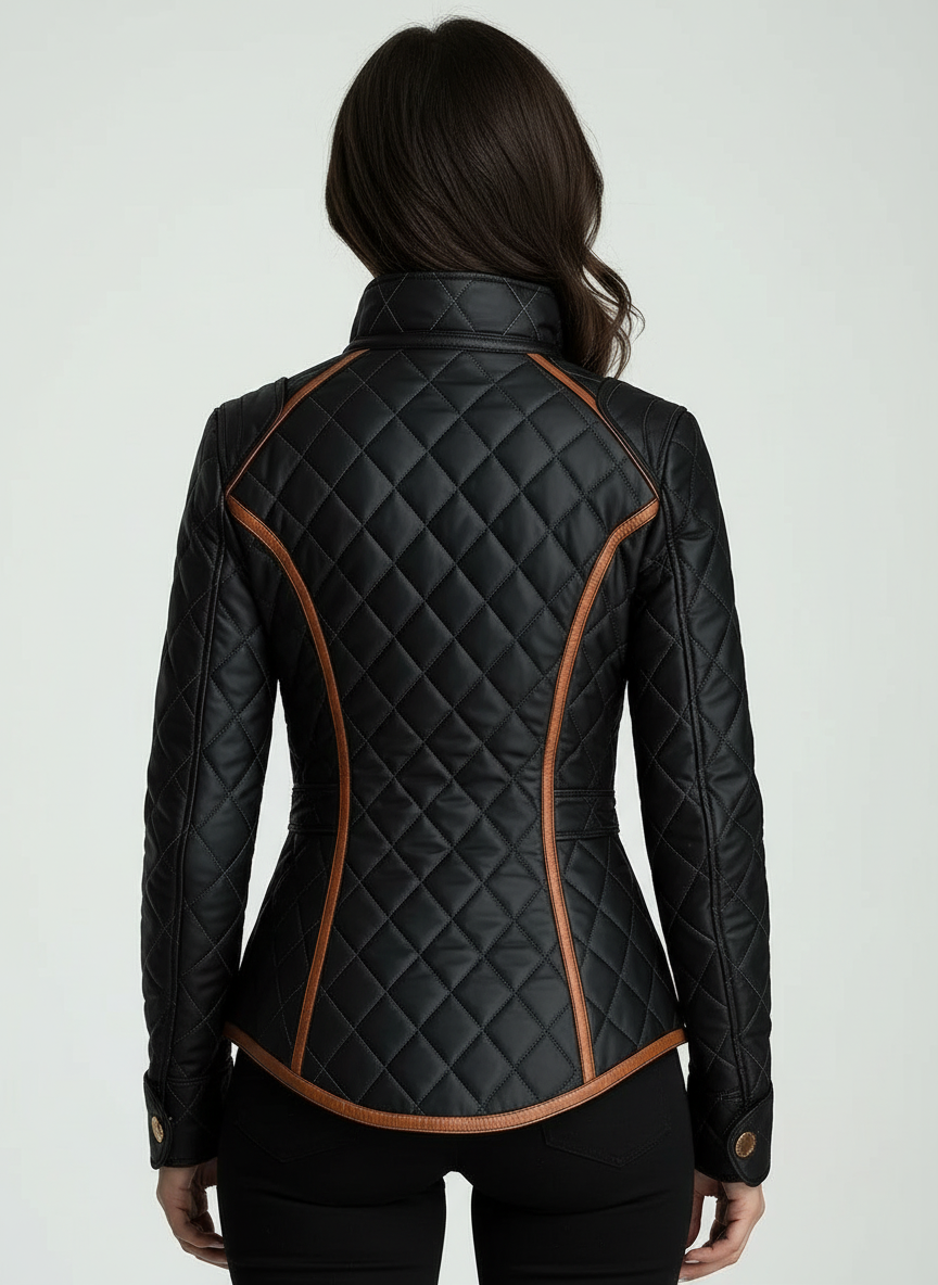 Bethany - Padded Jacket with Diamond Quilting