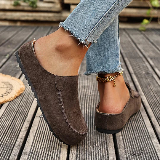 Darcie – Classic Leather Orthopaedic Mules