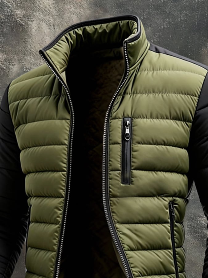 Noah - Zip-Up Padded Jacket for Men