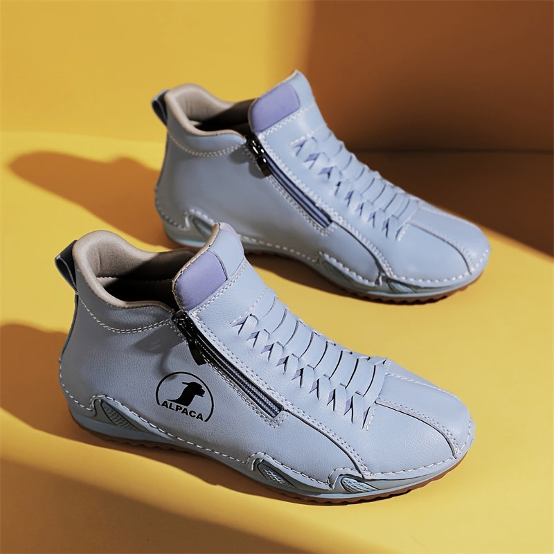 Juniper – Versatile All-Weather Comfort Shoes with Zipper Closure