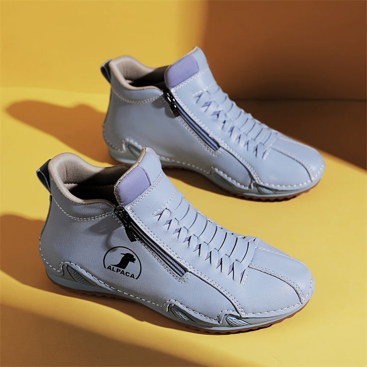 Juniper – Versatile All-Weather Comfort Shoes with Zipper Closure