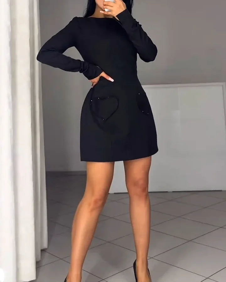 Charlotte – Chic Long Sleeve Mini Dress