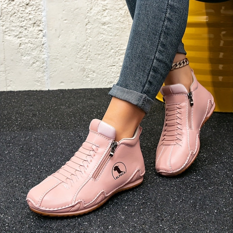 Juniper – Versatile All-Weather Comfort Shoes with Zipper Closure